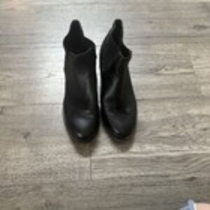 Xappeal Women's Size 7.5 Black Faux Leather Ankle Boots